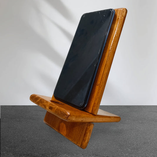 Wooden Mobile & Tablet Holder